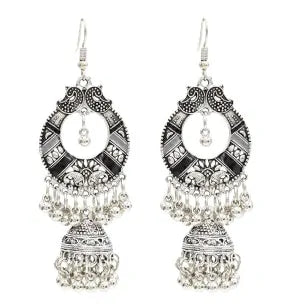 Pendientes de aleación de plata vintage de Egipto para mujer