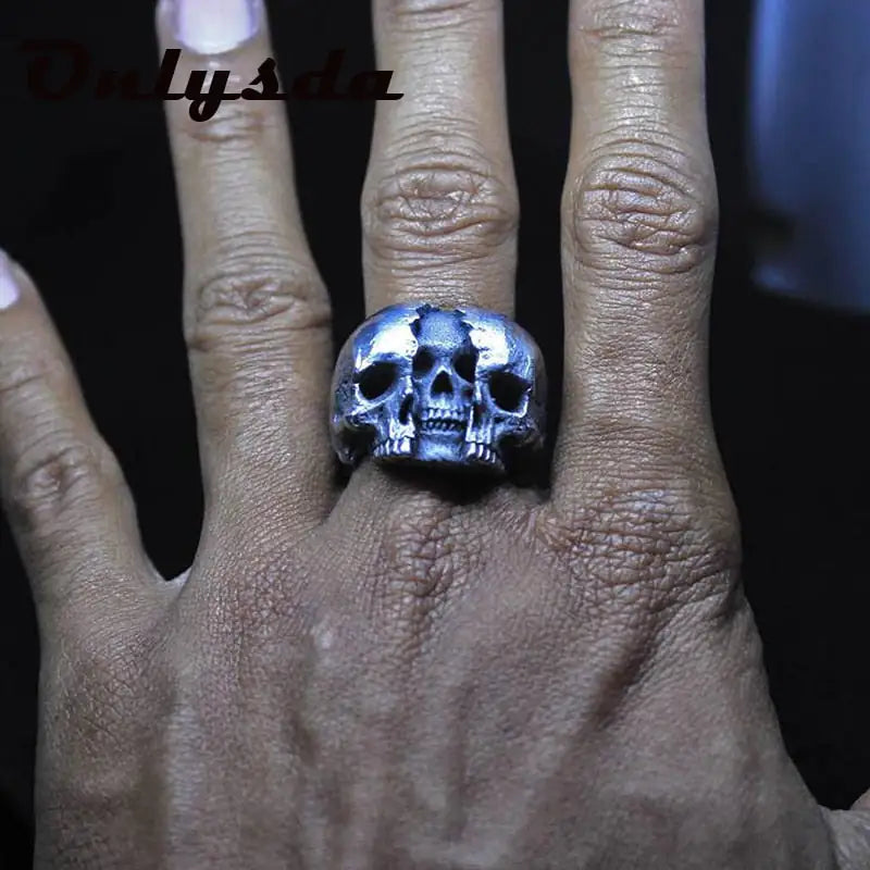 Anillo de calavera vintage