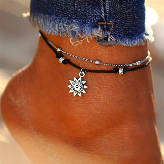 Cadena tobillera Star Style Boho