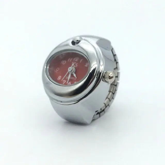 Anillo de reloj de cuarzo elástico Vintage Punk