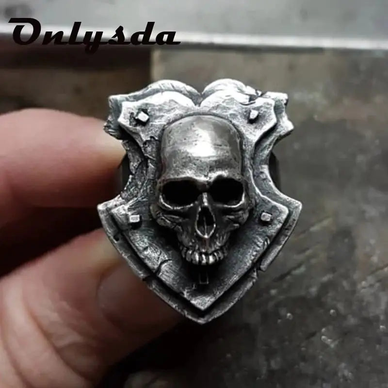 Anillo de calavera vintage