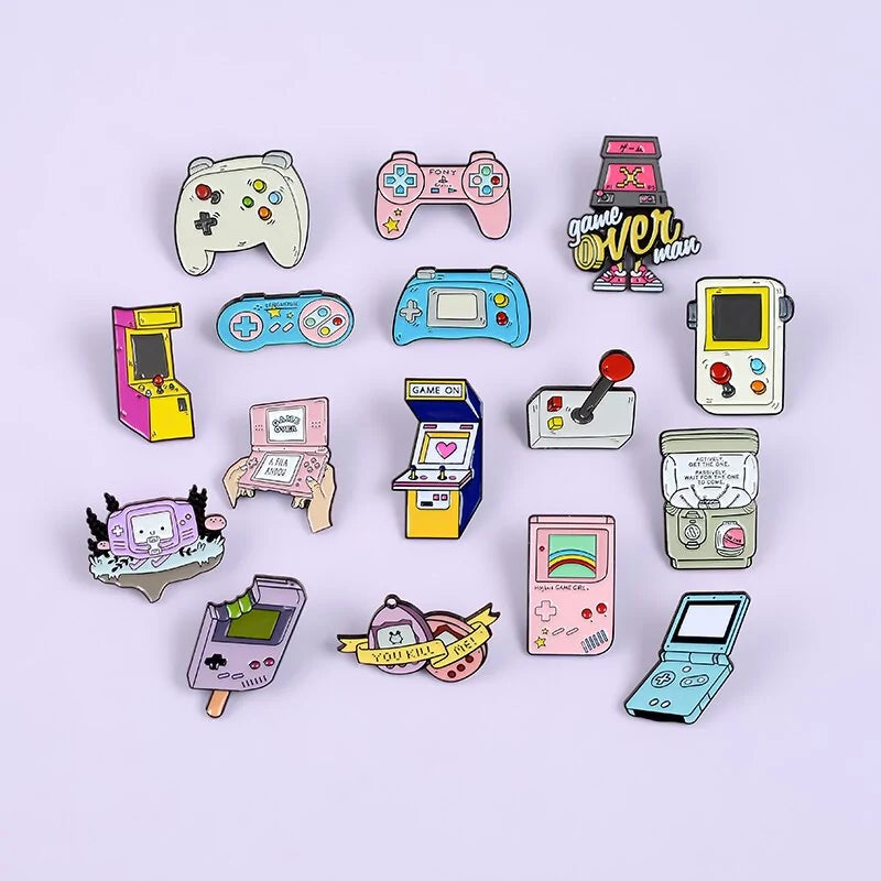 Pins de juegos de arcade retro