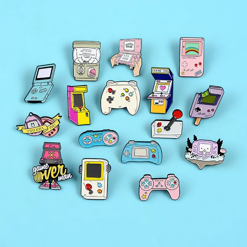 Pins de juegos de arcade retro