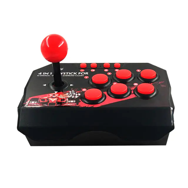 Joystick de juego con cable USB 4 en 1 Arcade retro