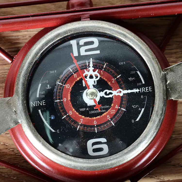 Reloj de pared cronometrador vintage Aviador