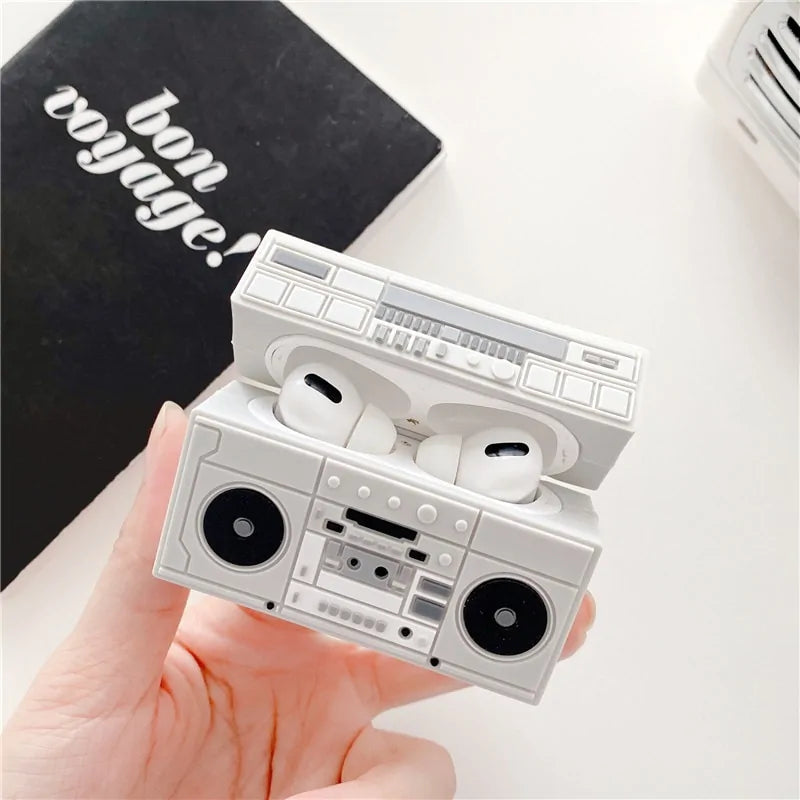 Genial estuche 3D Retro Radio AirPods