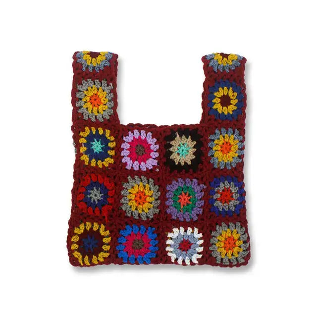 Bolso de mano tejido boho