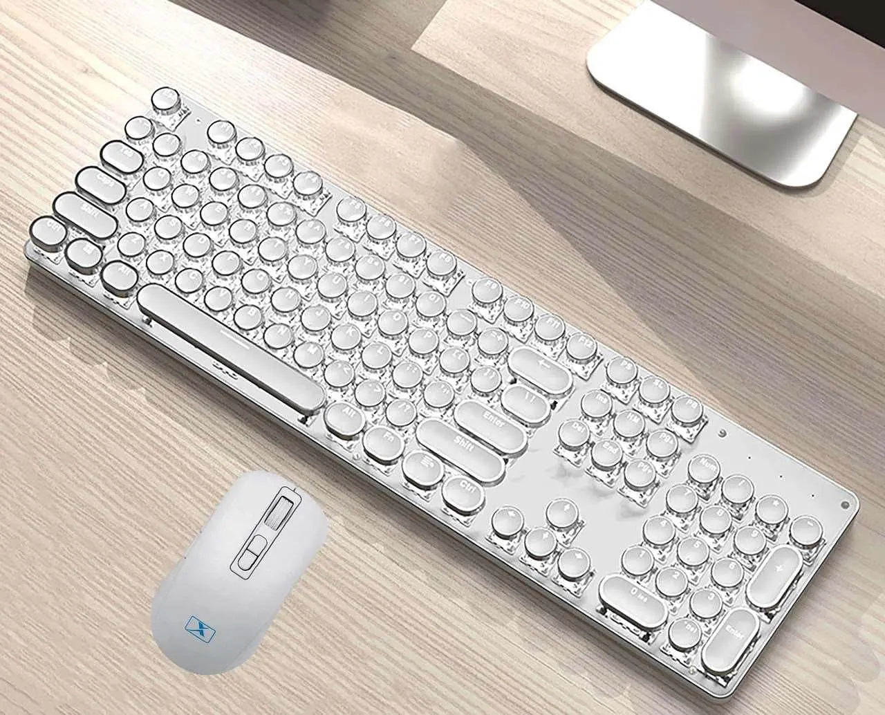 Teclado Bluetooth de máquina de escribir retro 2