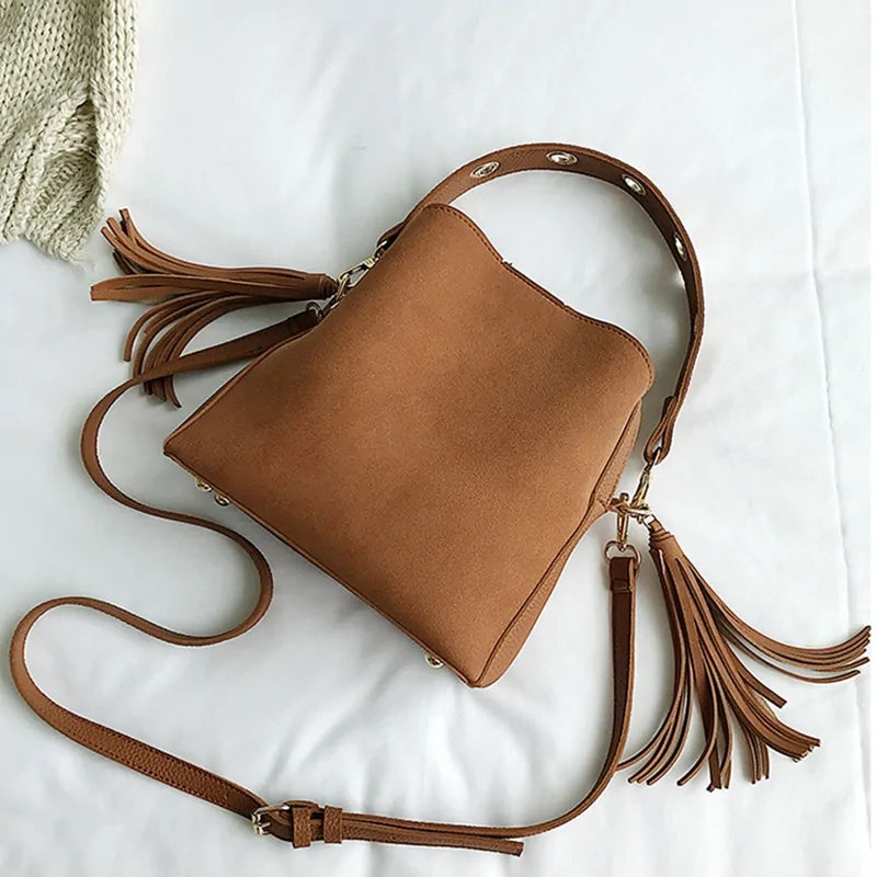 Bolso de hombro vintage para mujer