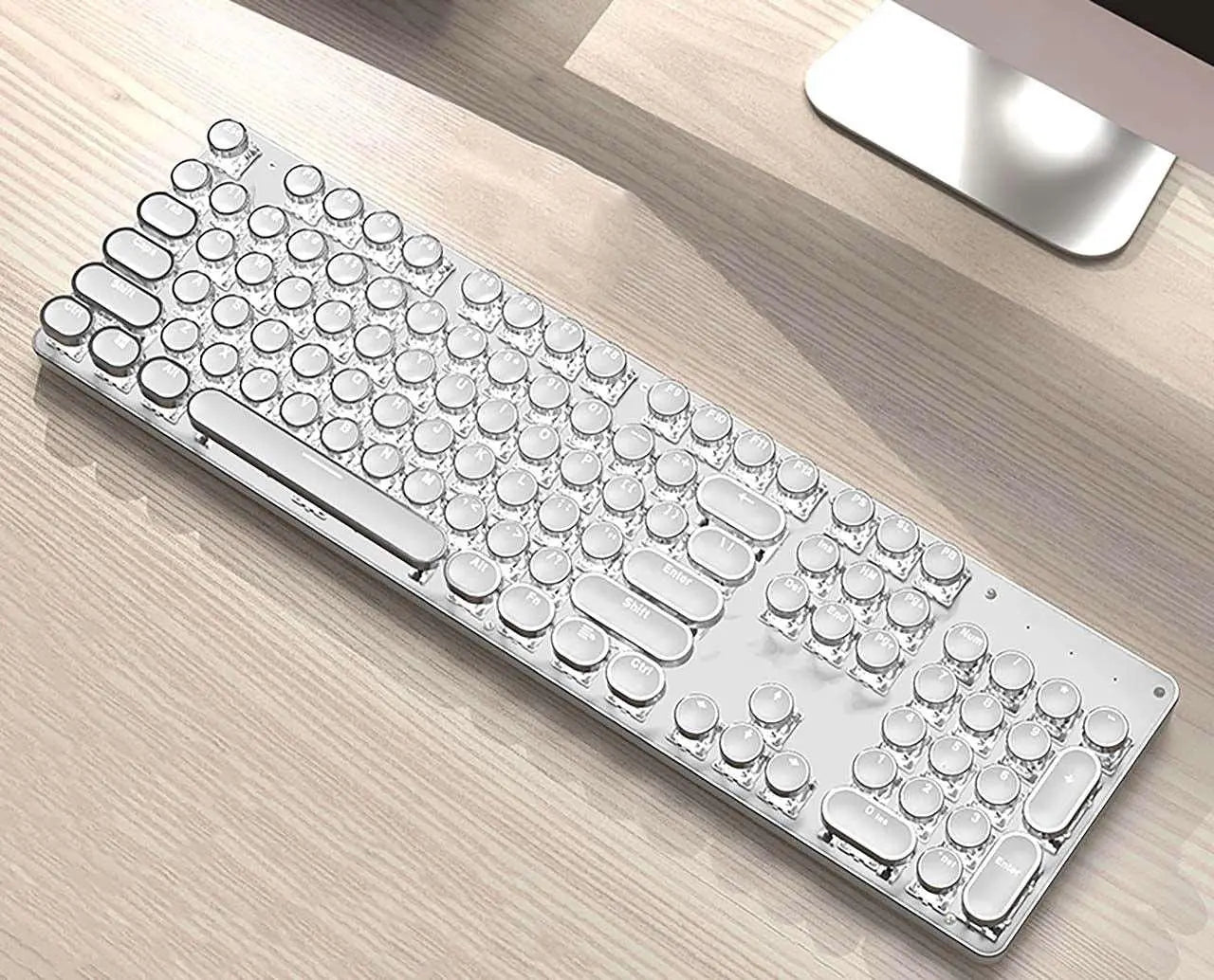 Teclado Bluetooth de máquina de escribir retro 2