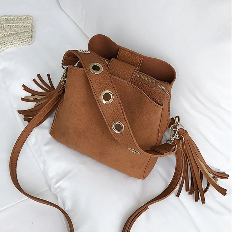 Bolso de hombro vintage para mujer