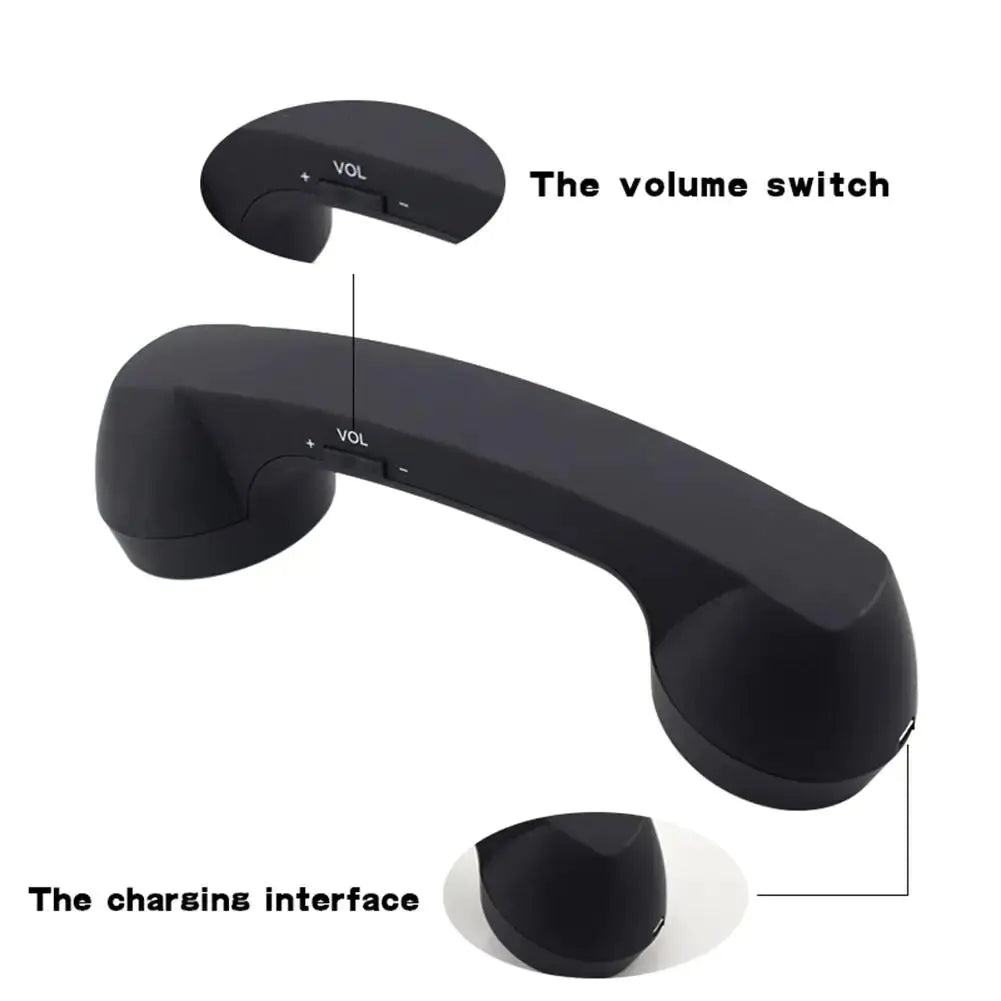 Auricular telefónico anti-radiación retro Micrófono externo Accesorios de llamada