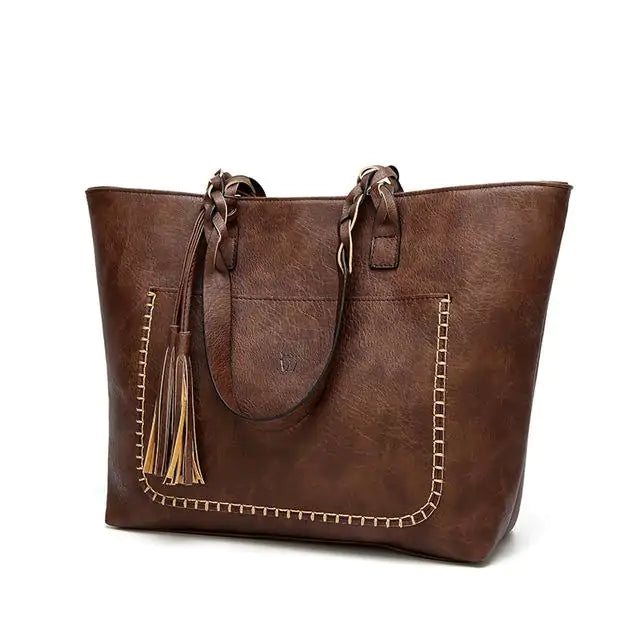 Bolso de hombro vintage para mujer