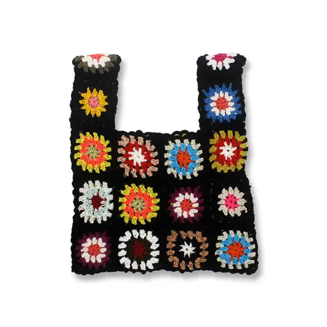 Bolso de mano tejido boho