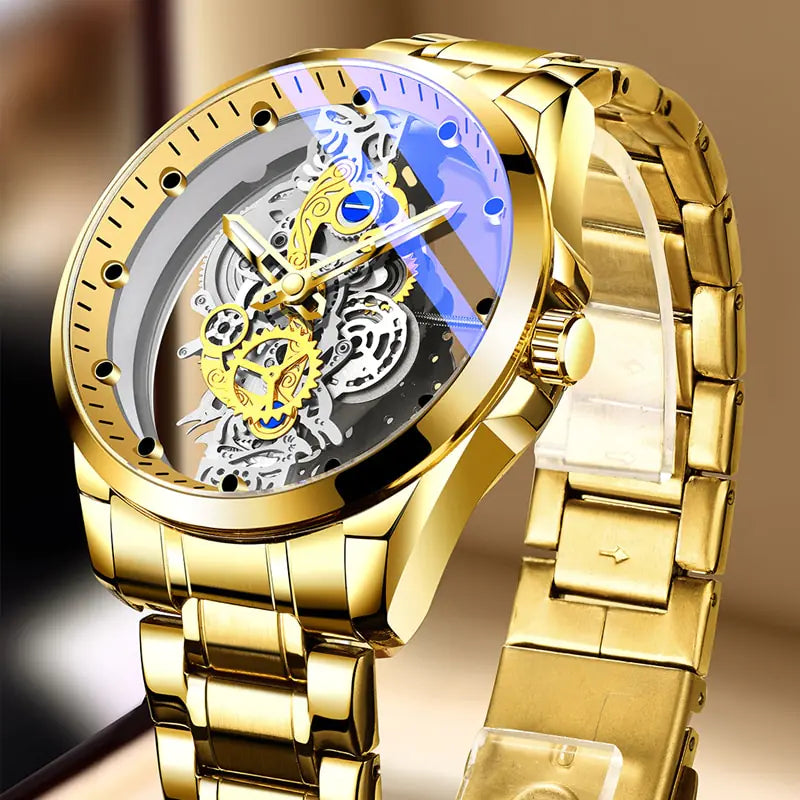 Reloj Skeleton Vintage para hombre