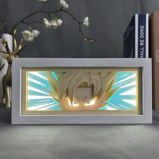 Caja de luz LED Dragon Ball Z 3D