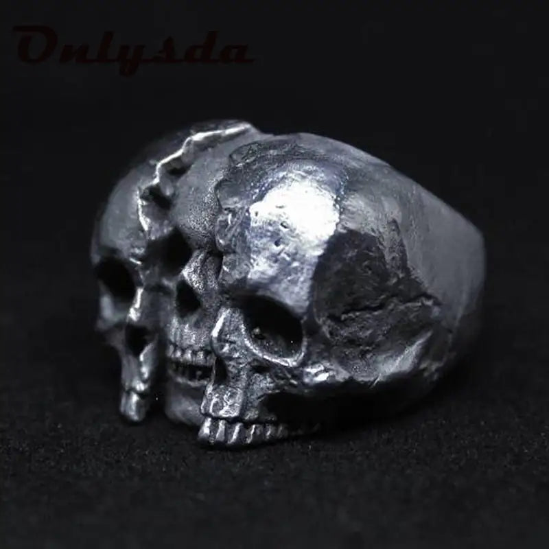 Anillo de calavera vintage