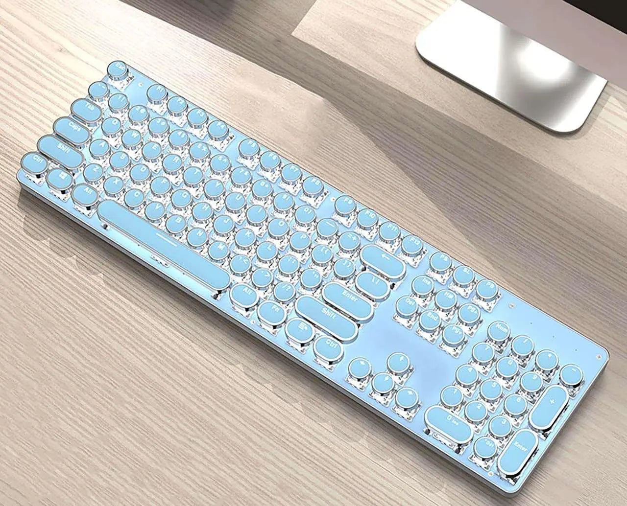 Teclado Bluetooth de máquina de escribir retro 2