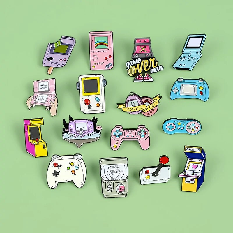 Pins de juegos de arcade retro