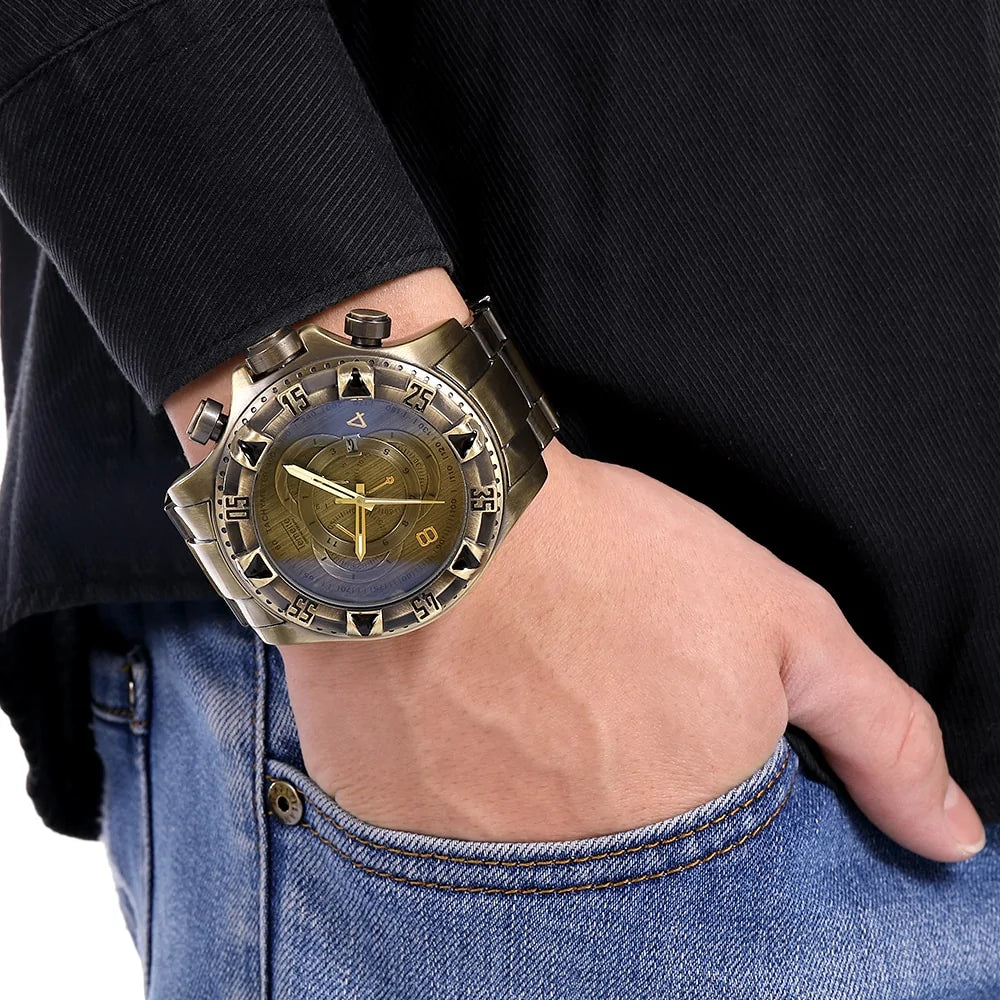 Reloj de cuarzo para hombre Reloj vintage