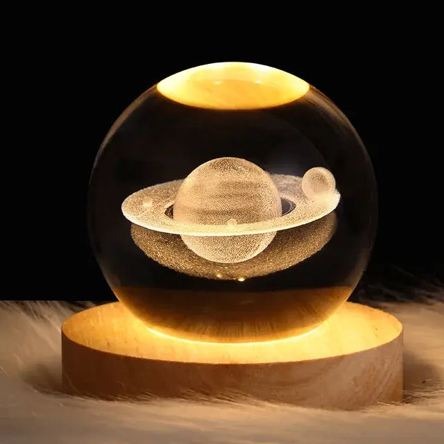 Luces nocturnas Galaxy Astronaut Crystal Ball