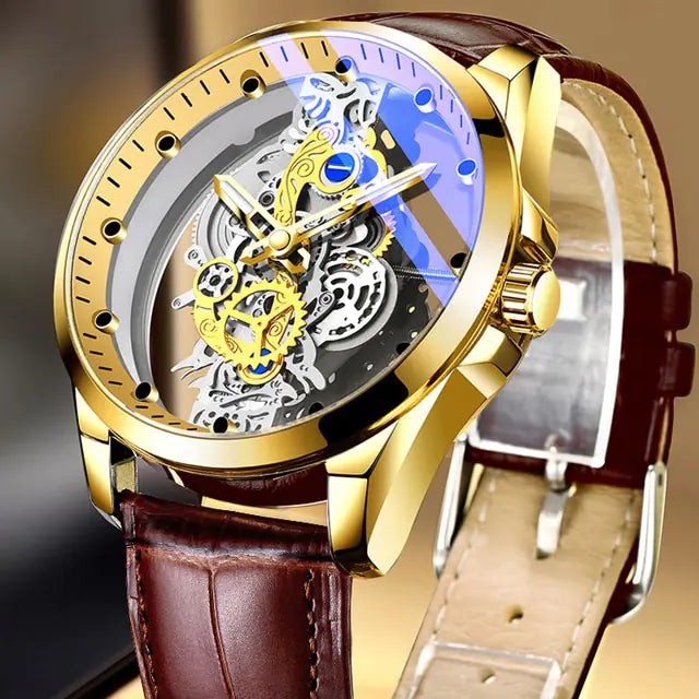 Reloj Skeleton Vintage para hombre