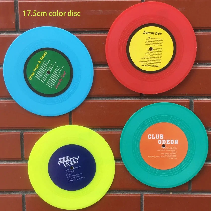 Decoración de pared de discos de vinilo de estilo retro