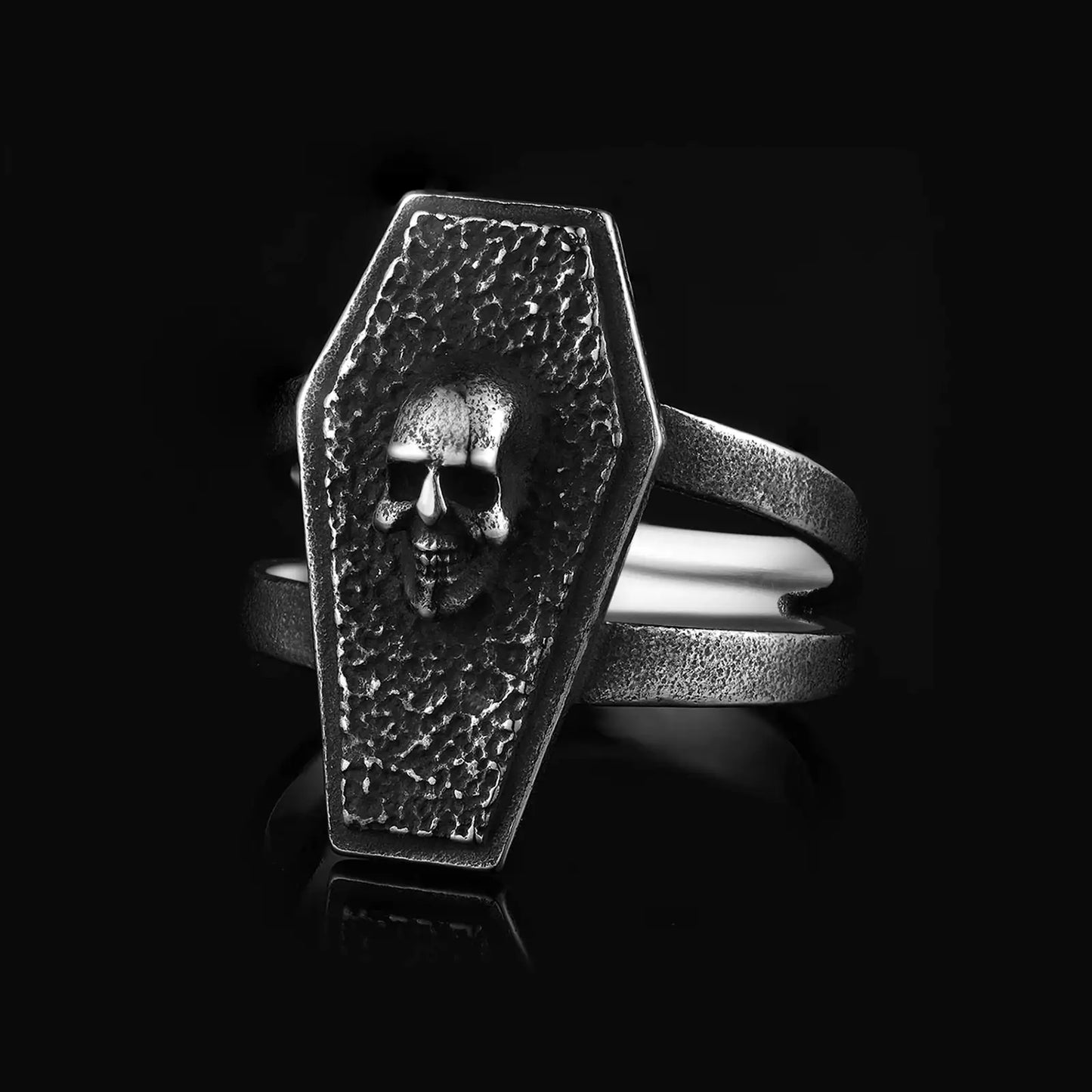 Anillo de calavera vintage