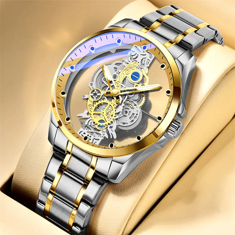 Reloj Skeleton Vintage para hombre