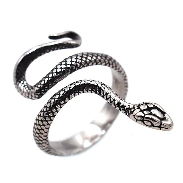 Anillo Retro Mitología Nórdica Hombres Ouroboros