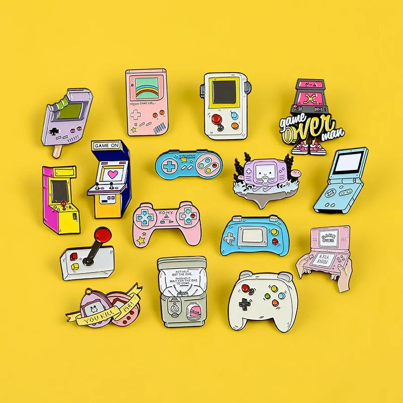 Pins de juegos de arcade retro