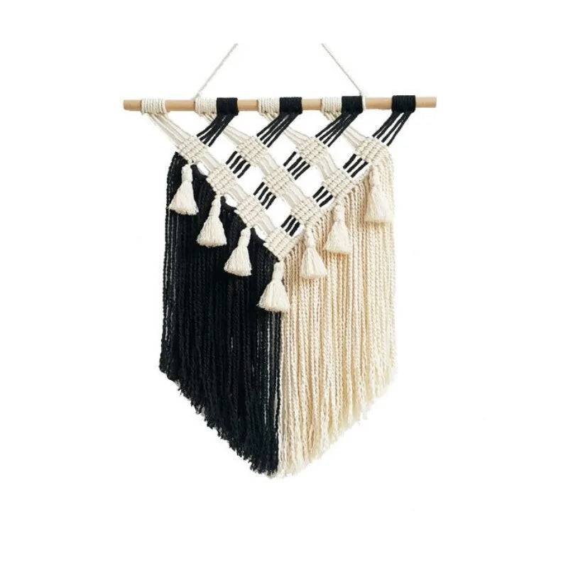 Tapiz de pared de macramé boho