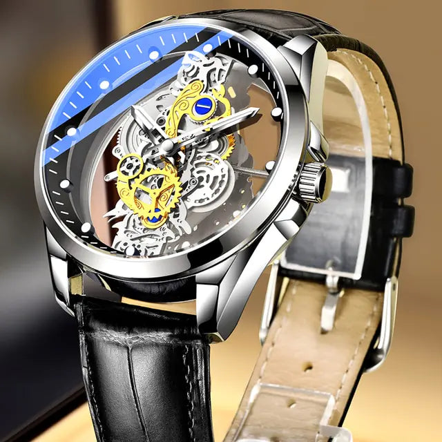 Reloj Skeleton Vintage para hombre